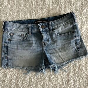 Express Jeans Women's Blue Denim Shorts size 0